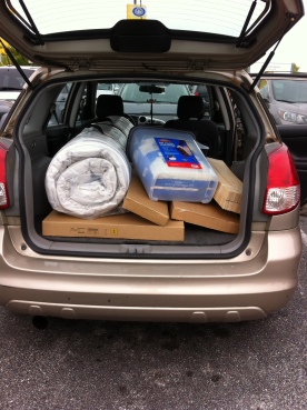 I even fit the Ikea bed in my car.